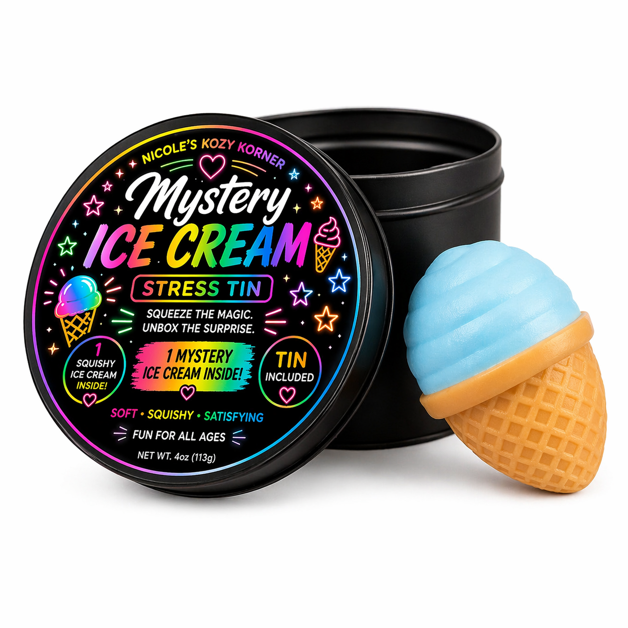 Nicole's Kozy Korner Mystery Squishy Ice Cream