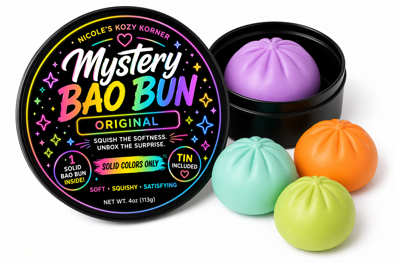 Nicole's Kozy Korner Mystery Squishy Original Dumpling
