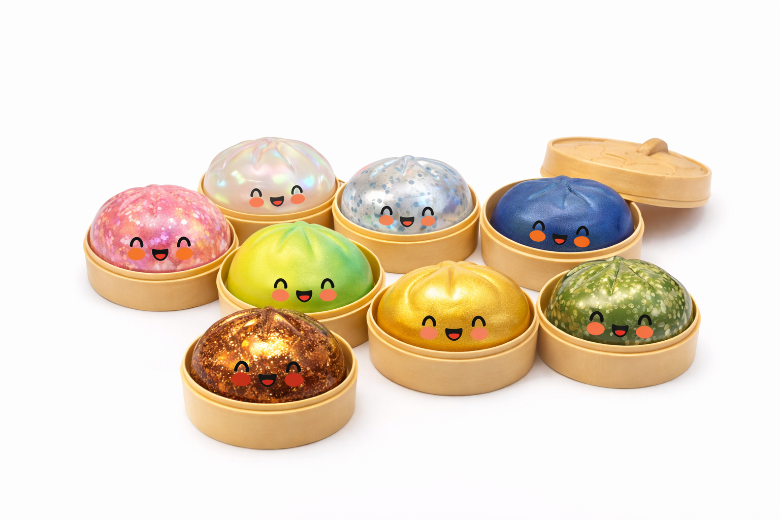 Nicole's Kozy Korner Mystery Rare Bao Buns Squishy, Kawaii Stress Relief Toy