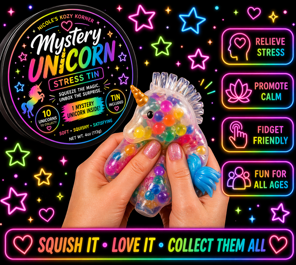 Nicole's Kozy Korner Mystery Squishy Unicorns
