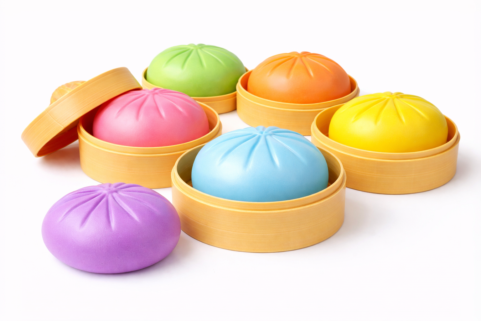 Nicole's Kozy Korner Original Dumpling Squishy, Kawaii Stress Relief Toy